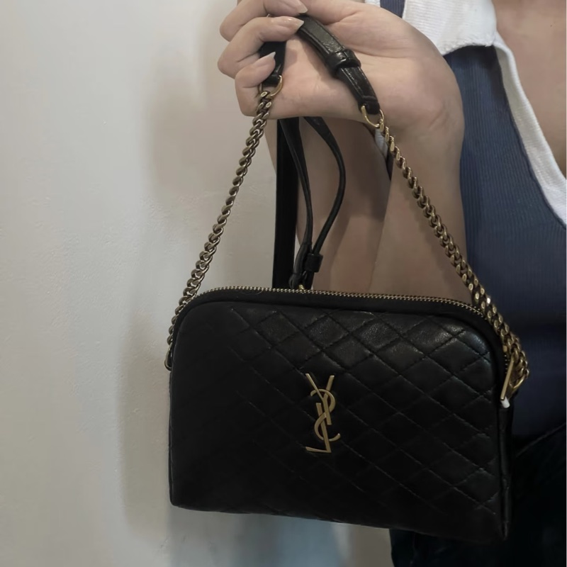 99新全配❤️ ysl #黑金 #貝殼包 #gabby #鏈條包-3