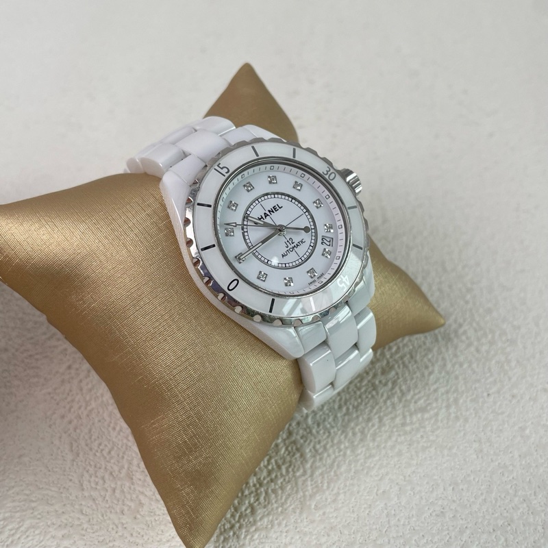 🈶盒子單據❤️ 香奈兒 #J12 #12鑽 #38mm #機械手錶-6