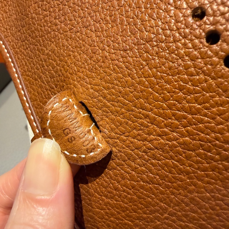Hermes mini Evelyn 馬鞍皮 (贈短背帶/內袋)-4