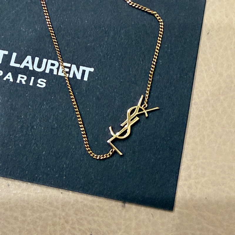 🈶購證❤️ ysl #金色 #手鏈 #字母logo #經典款-6