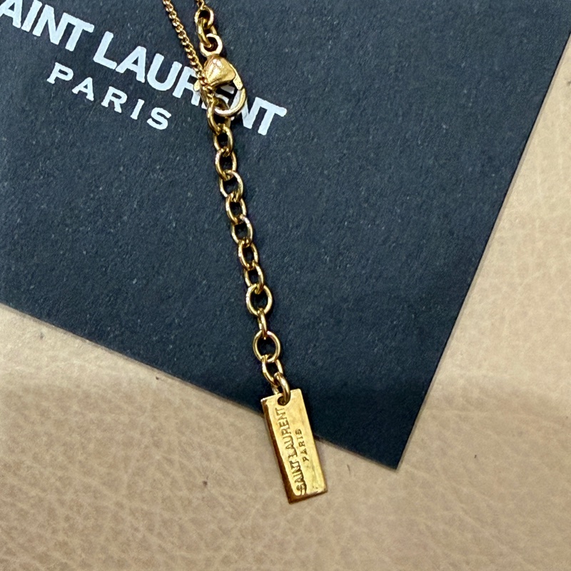🈶購證❤️ ysl #金色 #手鏈 #字母logo #經典款-7