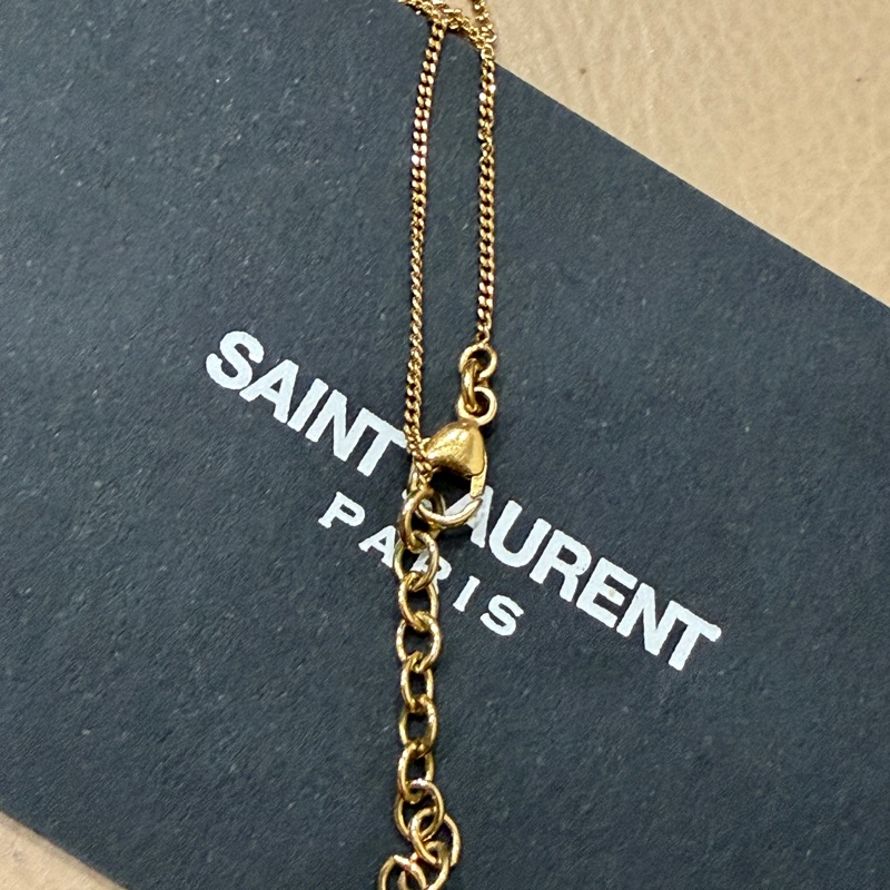 🈶購證❤️ ysl #金色 #手鏈 #字母logo #經典款-8