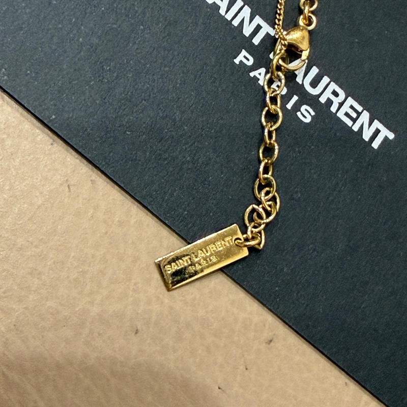 🈶購證❤️ ysl #金色 #手鏈 #字母logo #經典款-9