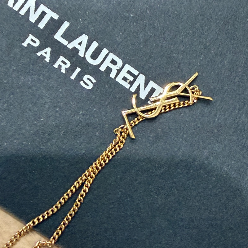 🈶購證❤️ ysl #金色 #手鏈 #字母logo #經典款-10