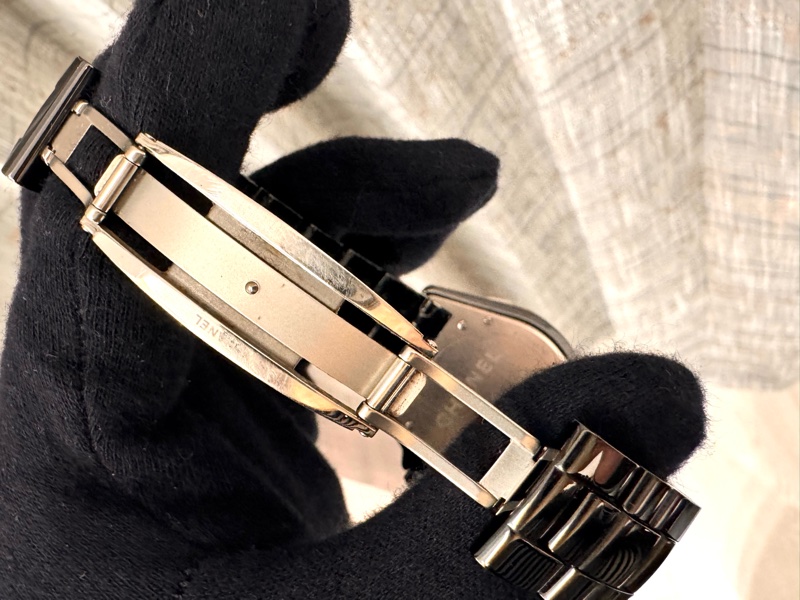 小巴黎二手名牌真品Chanel J12 38m 黑陶瓷 機械 2019有保卡 狀況好-19