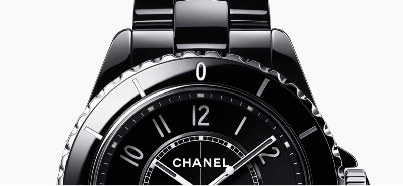 小巴黎二手名牌真品Chanel J12 38m 黑陶瓷 機械 2019有保卡 狀況好-26