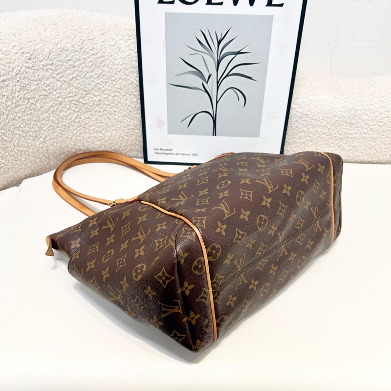LV/路易威登 老花滿印奶瓶托特包-2