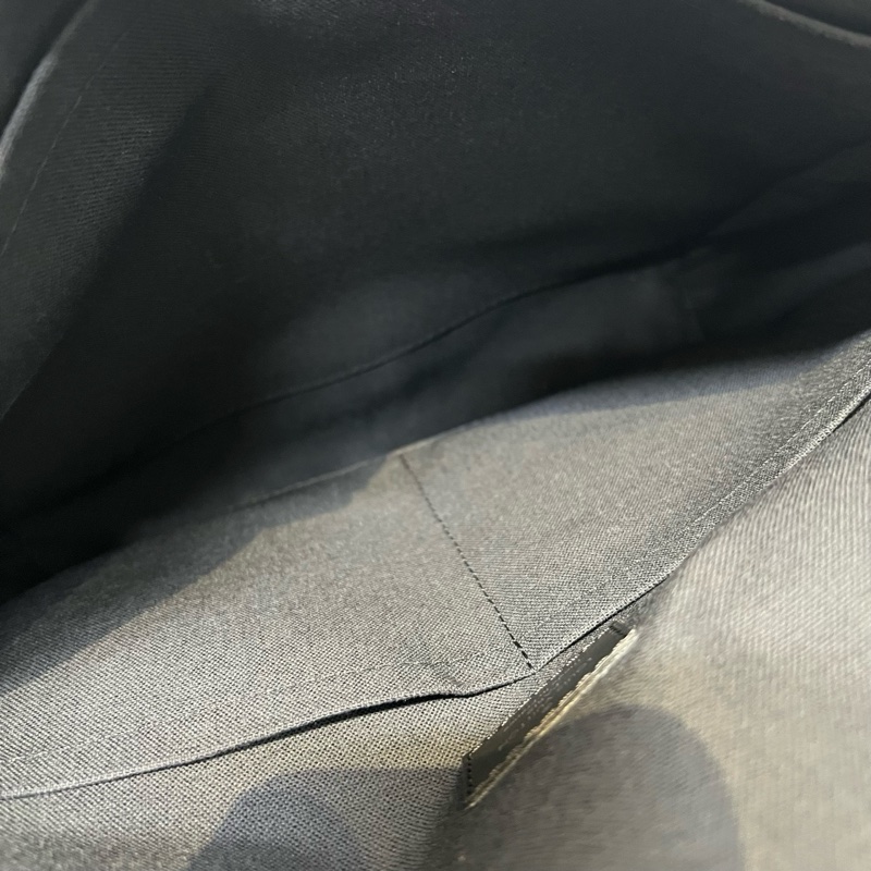 LV/路易威登 黑棋盤格翻蓋郵差包 14年編碼-5