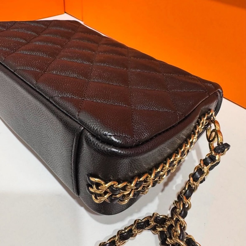 CHANEL 23C荔枝雙鏈條Mini CF 👑-4