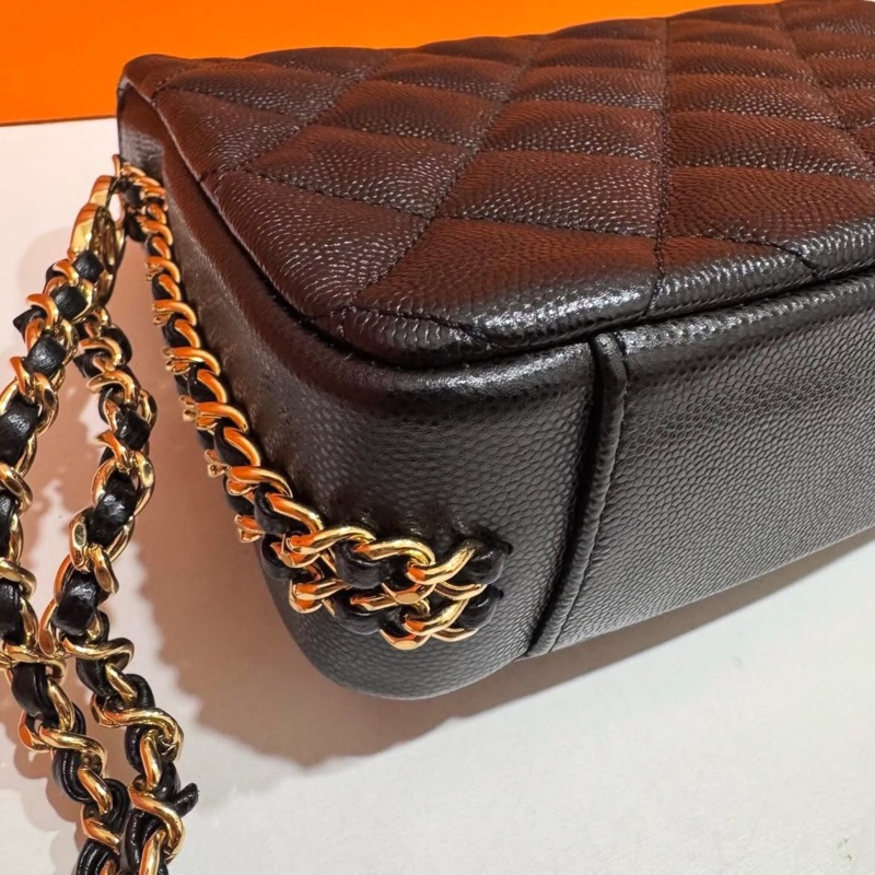 CHANEL 23C荔枝雙鏈條Mini CF 👑-5