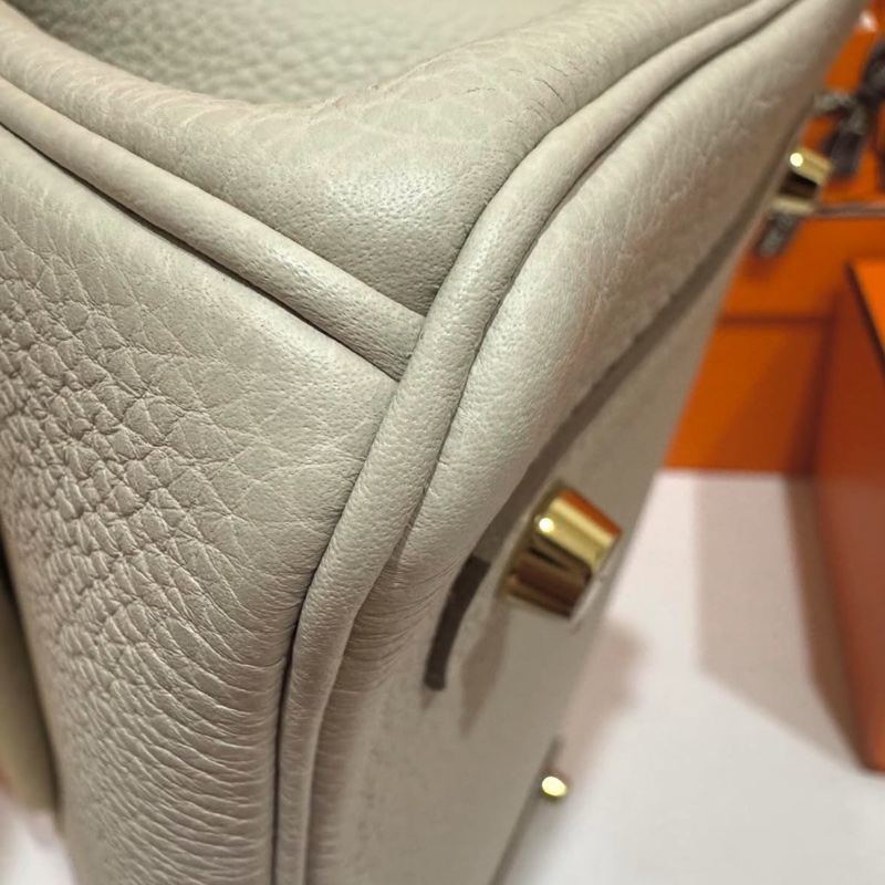 Hermes Birkin30 Togo 8L冰川白K 刻🤍 台灣購證正本-5