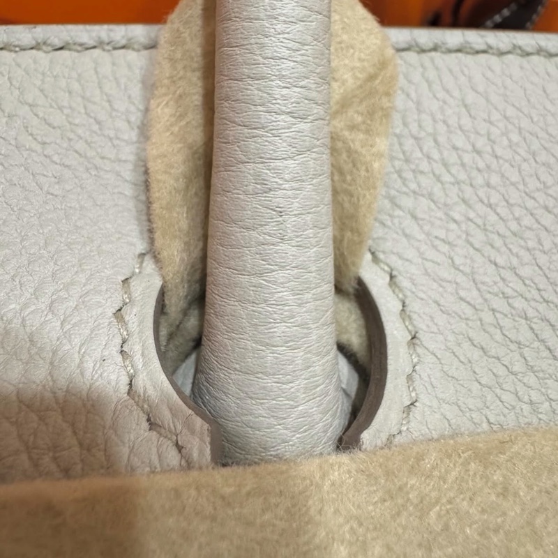 Hermes Birkin30 Togo 8L冰川白K 刻🤍 台灣購證正本-9