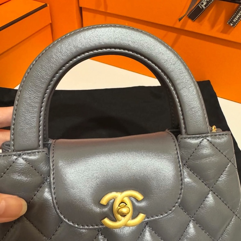 CHANEL 24A月光灰羊皮Kelly（小）🩶-2