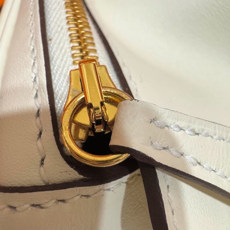 Hermes Lindy26 Swift皮 奶油白金釦 🤍B刻 台灣購證正本-3