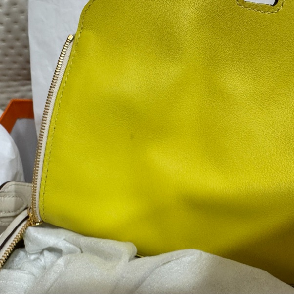 Hermes Lindy26 Swift皮 奶油白金釦 🤍B刻 台灣購證正本-8