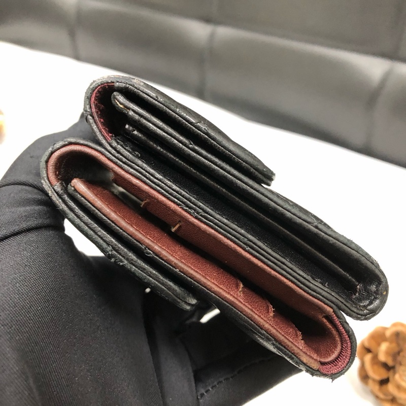 【95新 ✨ 全網最低價!】 香奈兒/Chanel 黑色 小羊皮 雙面 手拿包錢包 卡包 (下單前先詢問庫存❗️❗️)-2