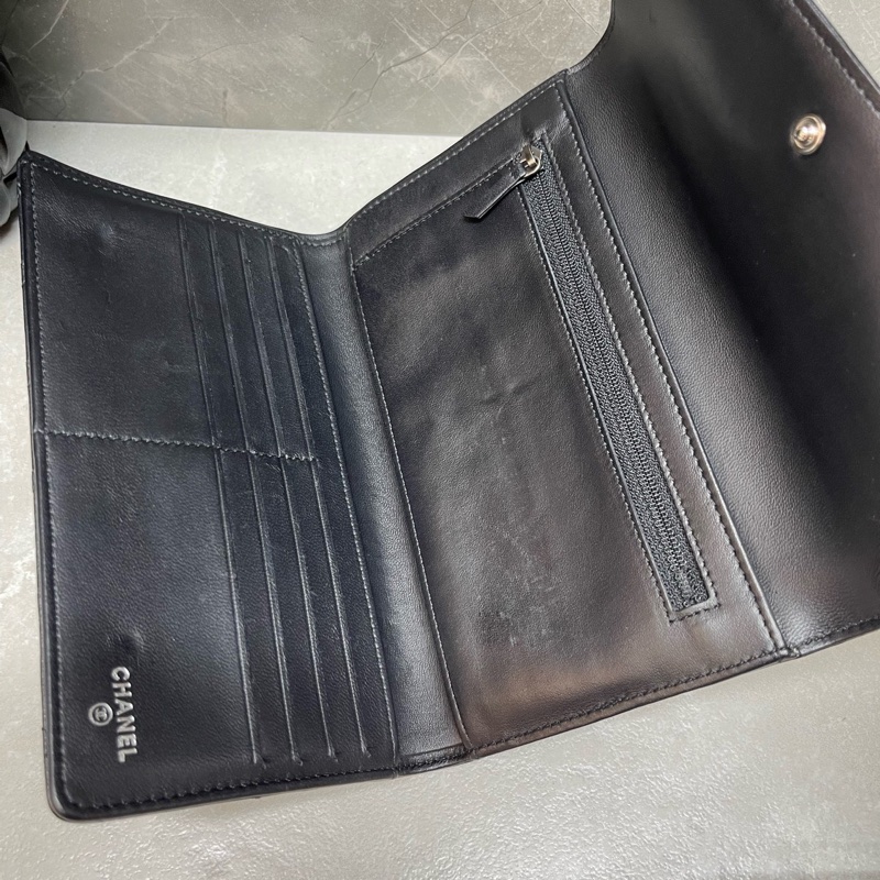 【95新 ✨ 全網最低價!】 香奈兒/Chanel 錢包 長夾 牛皮 (下單前先詢問庫存❗️❗️)-6