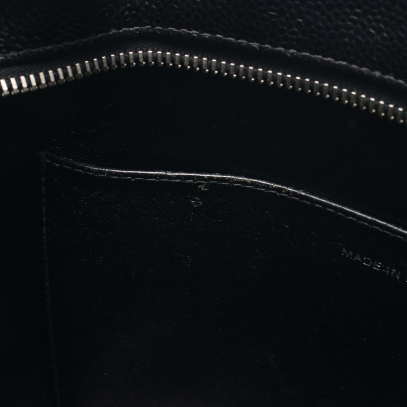 香奈兒復刻版托特包，手提包，魚子醬紋皮革（粒面小牛皮），女士，黑色，A01804-7