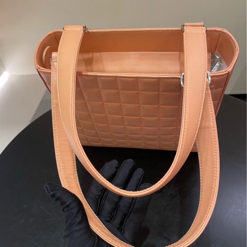 【95新 ✨ 全網最低價!】中古稀有款Chanel 香奈兒 冰格 小號 粉色手提包 (下單前先詢問庫存❗️❗️)-8