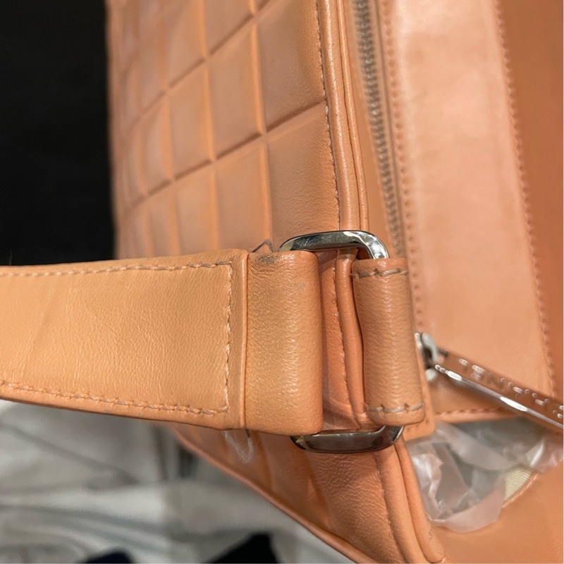 【95新 ✨ 全網最低價!】中古稀有款Chanel 香奈兒 冰格 小號 粉色手提包 (下單前先詢問庫存❗️❗️)-11