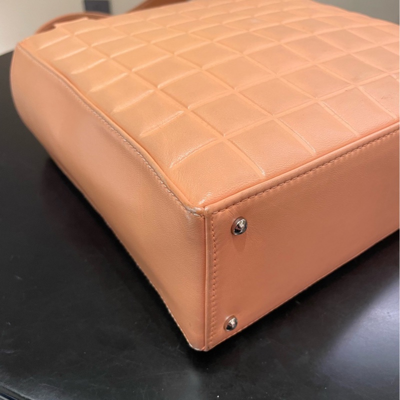 【95新 ✨ 全網最低價!】中古稀有款Chanel 香奈兒 冰格 小號 粉色手提包 (下單前先詢問庫存❗️❗️)-15