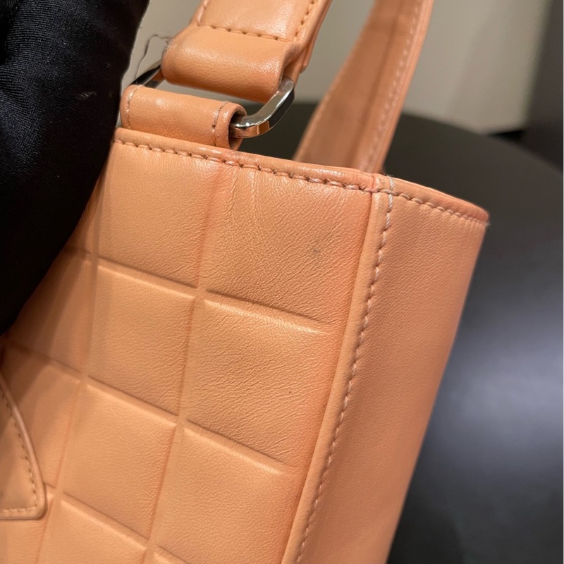 【95新 ✨ 全網最低價!】中古稀有款Chanel 香奈兒 冰格 小號 粉色手提包 (下單前先詢問庫存❗️❗️)-19
