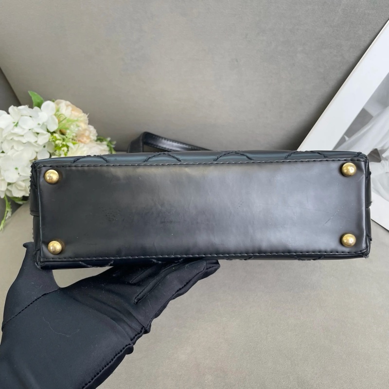 【95新 ✨ 全網最低價！】 中古 chanel香奈兒 黑金 vivian薇薇安 托特包 手提包 (下單前先詢問庫存❗️❗️）-6