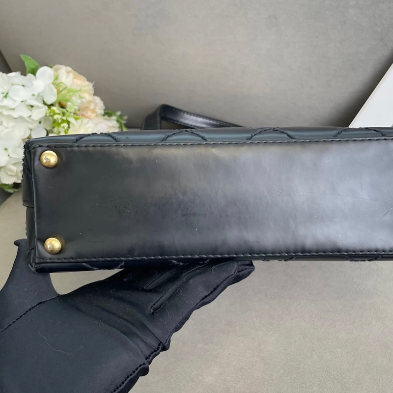 【95新 ✨ 全網最低價！】 中古 chanel香奈兒 黑金 vivian薇薇安 托特包 手提包 (下單前先詢問庫存❗️❗️）-8