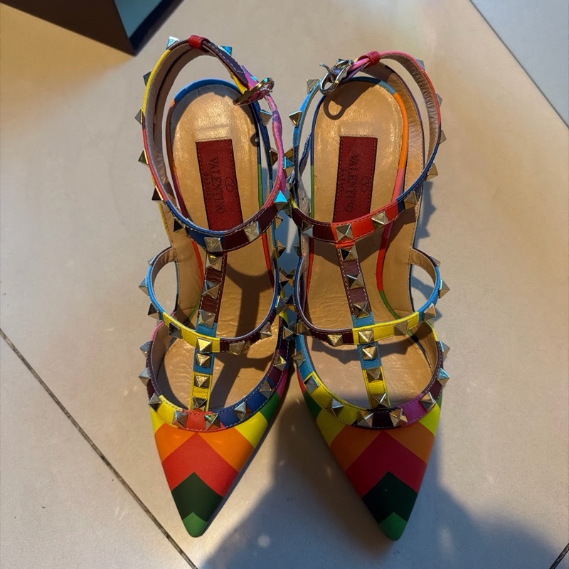 Valentino彩虹鞋-4