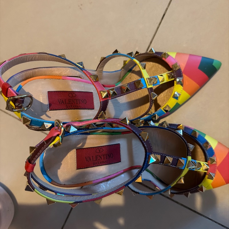 Valentino彩虹鞋-7