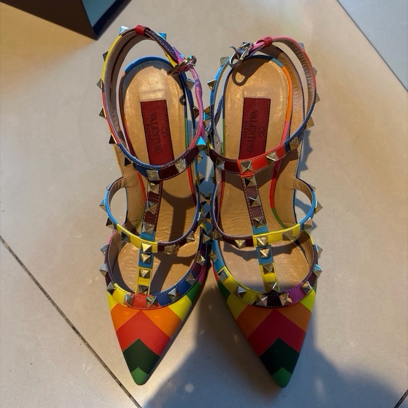 Valentino彩虹鞋-9
