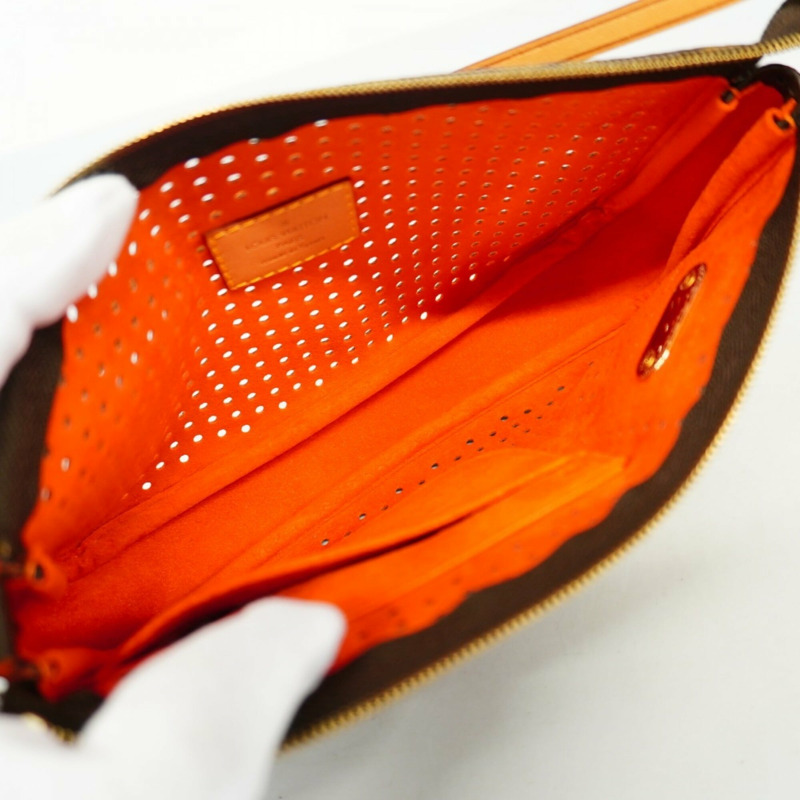 路易威登 Monogram Perfo Pochette Accessoires M95185 橙色女士包/小包-3