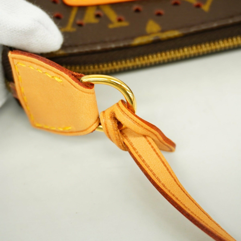 路易威登 Monogram Perfo Pochette Accessoires M95185 橙色女士包/小包-5