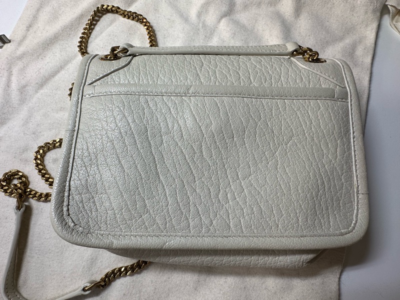 YSL NIKI小羊皮迷你手袋 白色-2