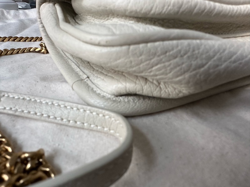 YSL NIKI小羊皮迷你手袋 白色-7