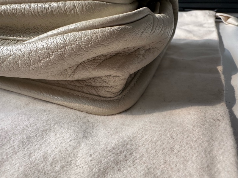 YSL NIKI小羊皮迷你手袋 白色-8