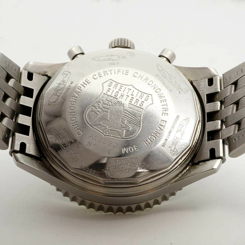 百年靈 Navitimer A13330 黑色錶盤男士腕錶-4