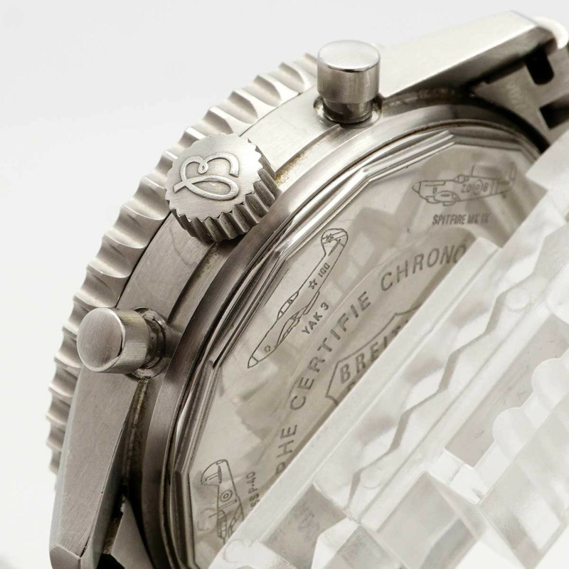 百年靈 Navitimer A13330 黑色錶盤男士腕錶-9