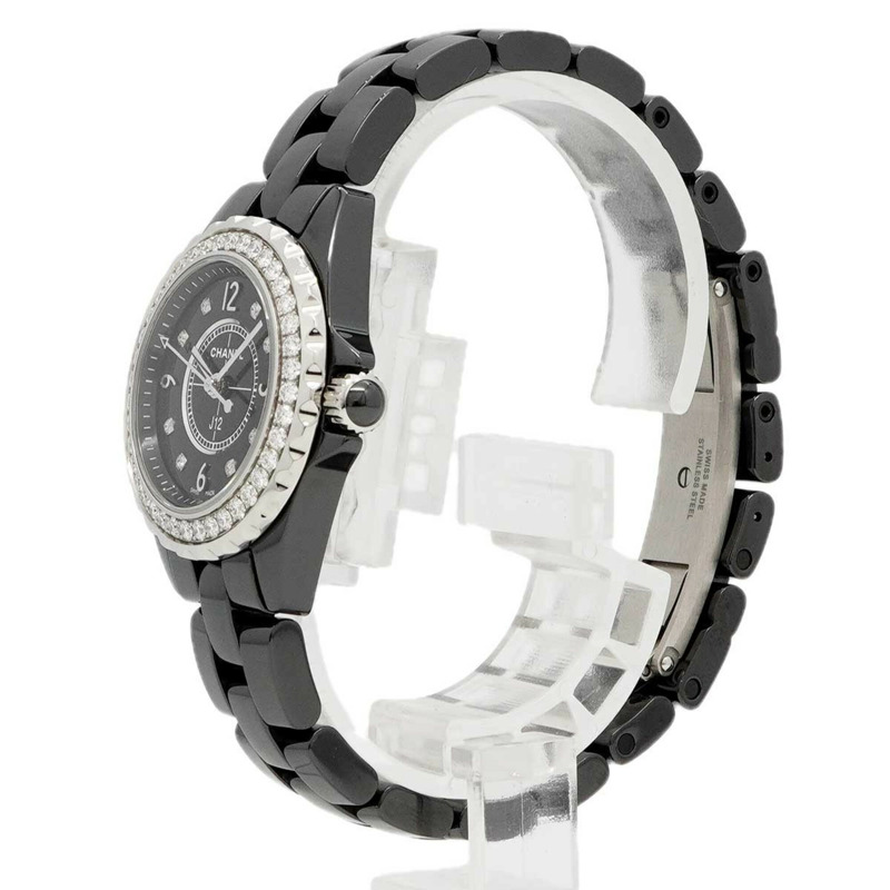香奈兒 J12 H2571 黑色錶盤小姐腕錶-1