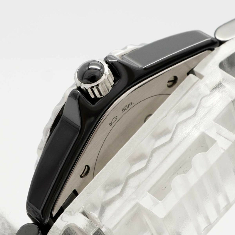 香奈兒 J12 H2571 黑色錶盤小姐腕錶-8