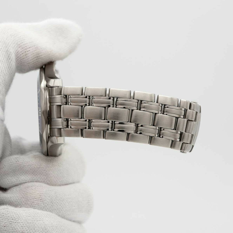 歐米茄海馬系列 2531.80 海軍藍錶盤男士腕錶-5