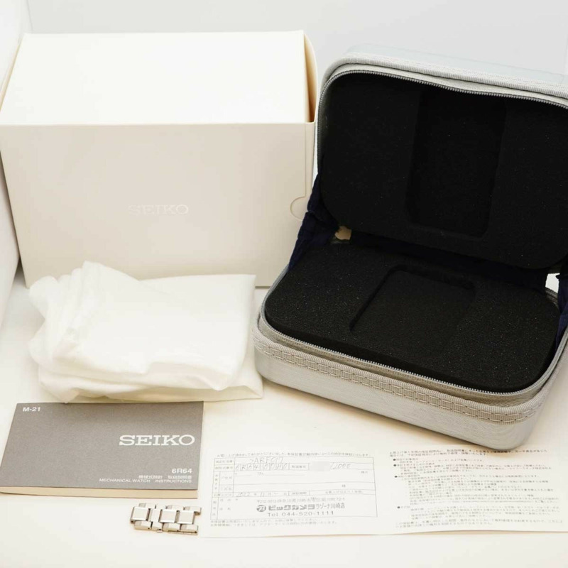 精工 Presage SARF017 6R64-00H0 白色錶盤男士腕錶-8