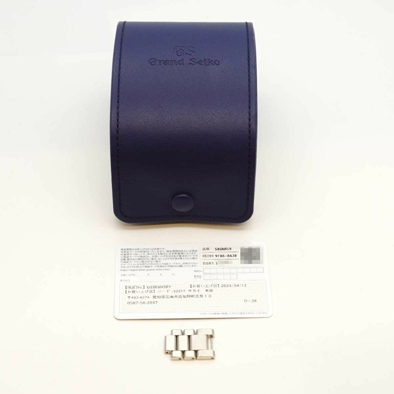 精工 Grand SBGN019 9F86-0AJ0 黑色錶盤男士腕錶-8