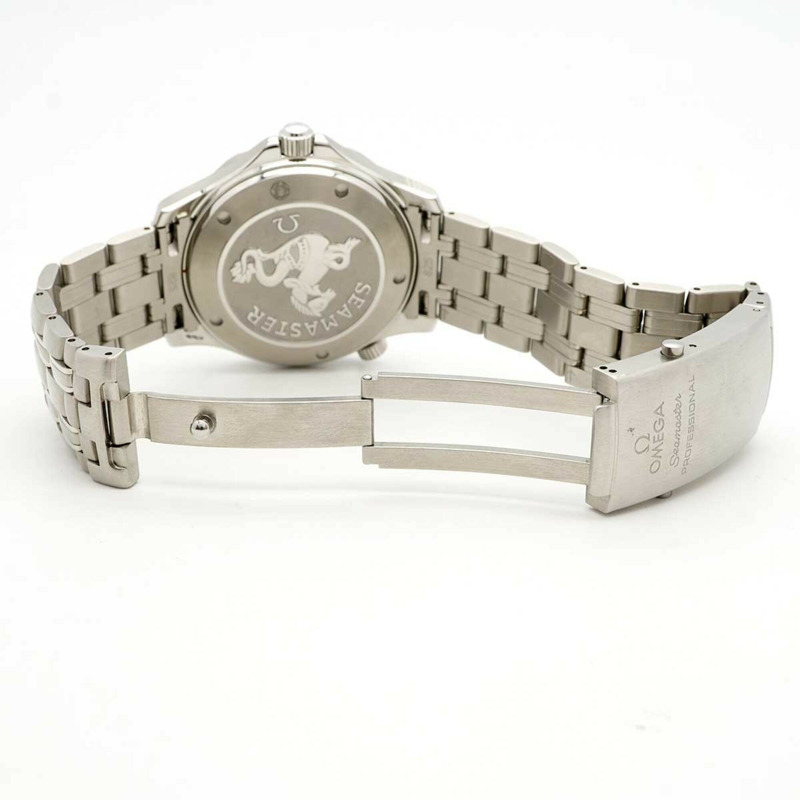 歐米茄海馬系列 2220.80 海軍藍錶盤男士腕錶-3