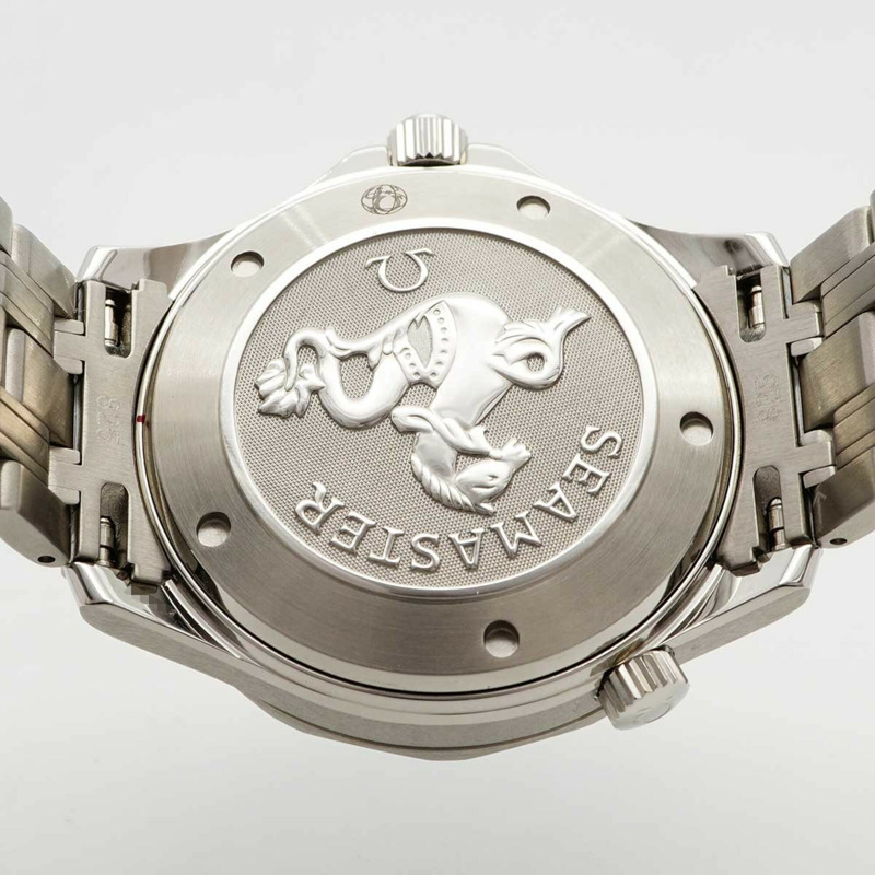 歐米茄海馬系列 2220.80 海軍藍錶盤男士腕錶-4