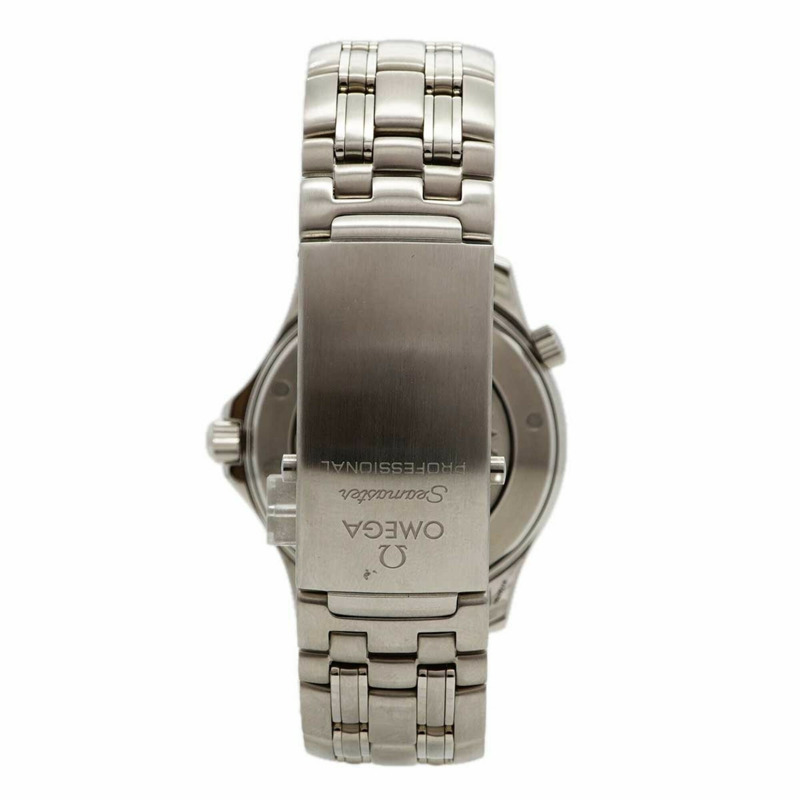 歐米茄海馬系列 2220.80 海軍藍錶盤男士腕錶-6