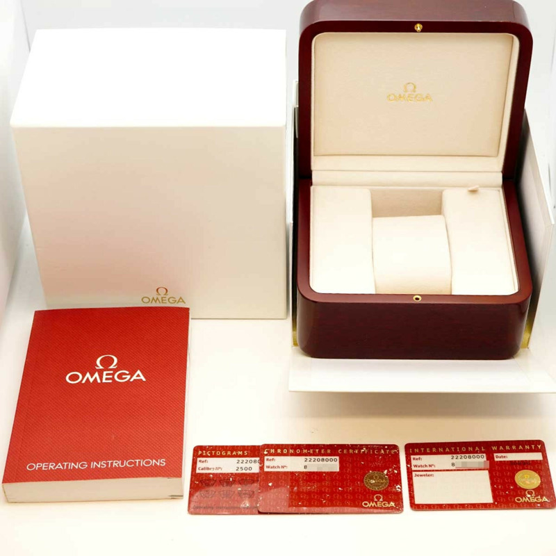 歐米茄海馬系列 2220.80 海軍藍錶盤男士腕錶-8