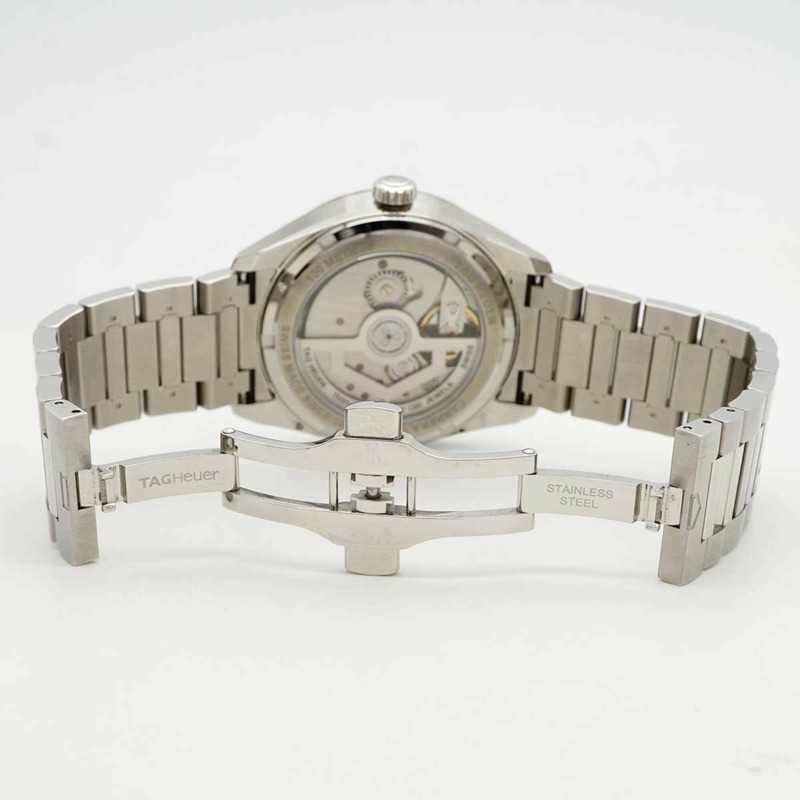 TAG Heuer 豪雅卡萊拉 WDA2112 藍色錶盤男士腕錶-3