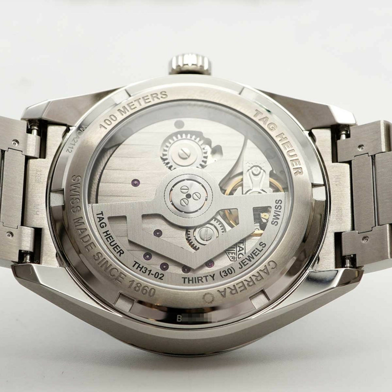 TAG Heuer 豪雅卡萊拉 WDA2112 藍色錶盤男士腕錶-4