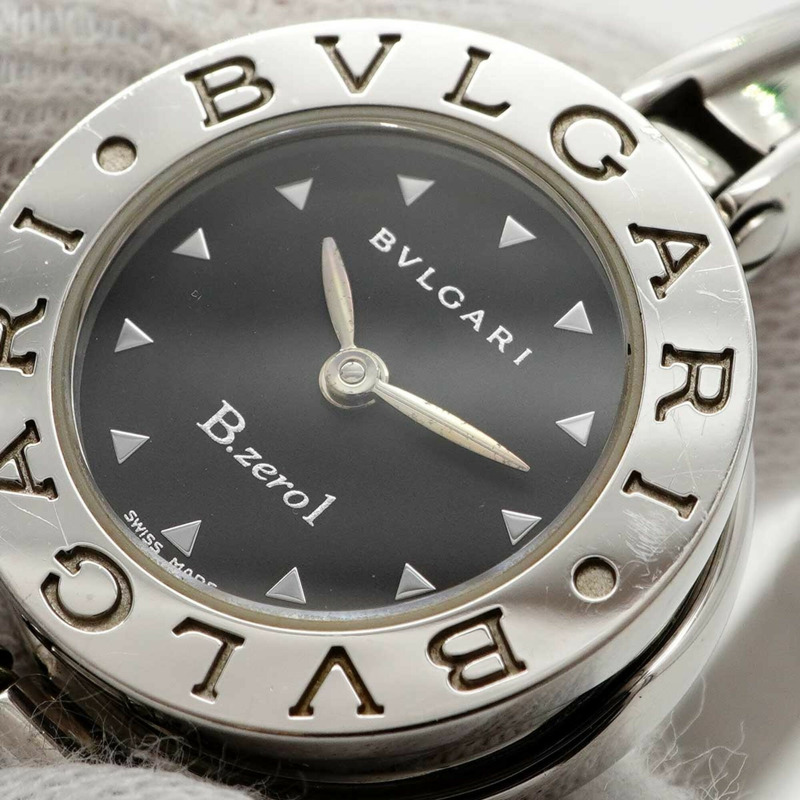 寶格麗 B-zero1 BZ22S 黑色錶盤小姐腕錶-5
